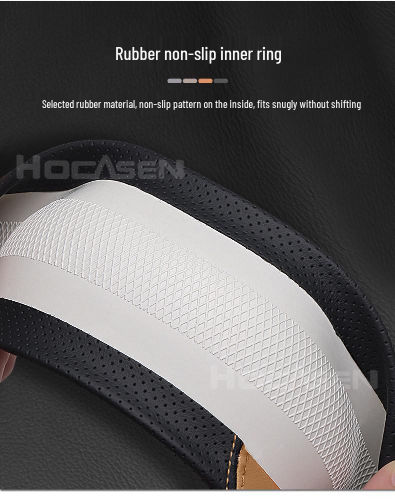Trumpchi GS8 Nappa Leather Anti-Slip Ultra-Thin Steering Wheel Cover