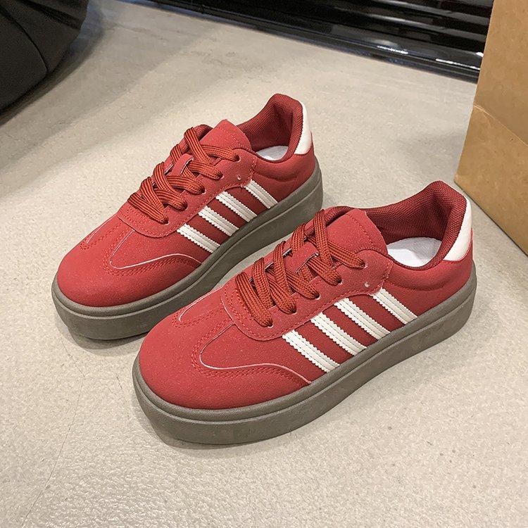 Niche German кроссовки женские весна 2025 новые кожаные белые туфли мягкая подошва женская обувь повседневные спортивные кроссовки плоская подошва