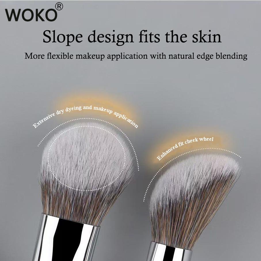 Cream Blush Brush Mimics Fingertip Aplication Stippling Powder Blusher Cream Makeup Brushes Synthetic Hair Blush Make Up Tools