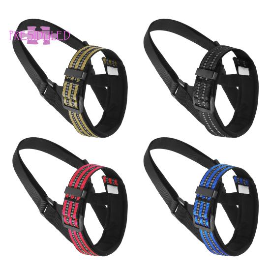 Регулируемый светоотражающий намордник для собаки, удобный, простой в использовании, поводок для прогулок на свежем воздухе в комплекте.