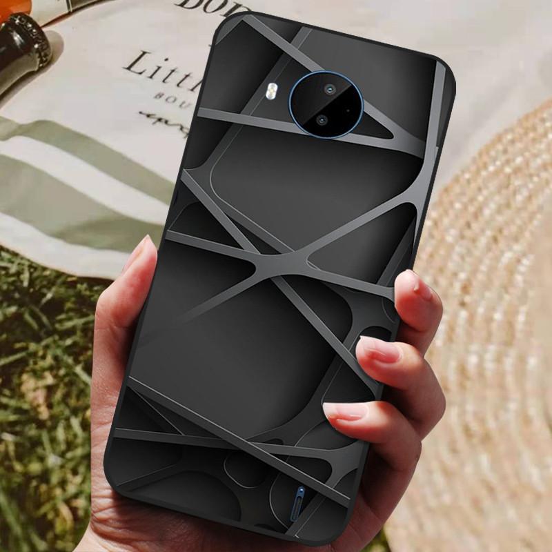 Для Nokia C20 Чехол Мягкий ТПУ Силиконовый Мультяшная Задняя Крышка для Nokia C20 Plus Чехлы для Телефона ТПУ Черный Бампер для NokiaC20 C 20 Plus