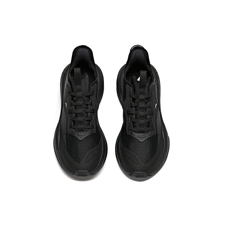 Anta Кроссовки женские с низким верхом для скейтбординга, нескользящие, износостойкие, серии C37, черные 922128081-7