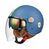 3C Certified Motorcycle Half Helmet Electric Bike Universal All Adult 3/4 Style