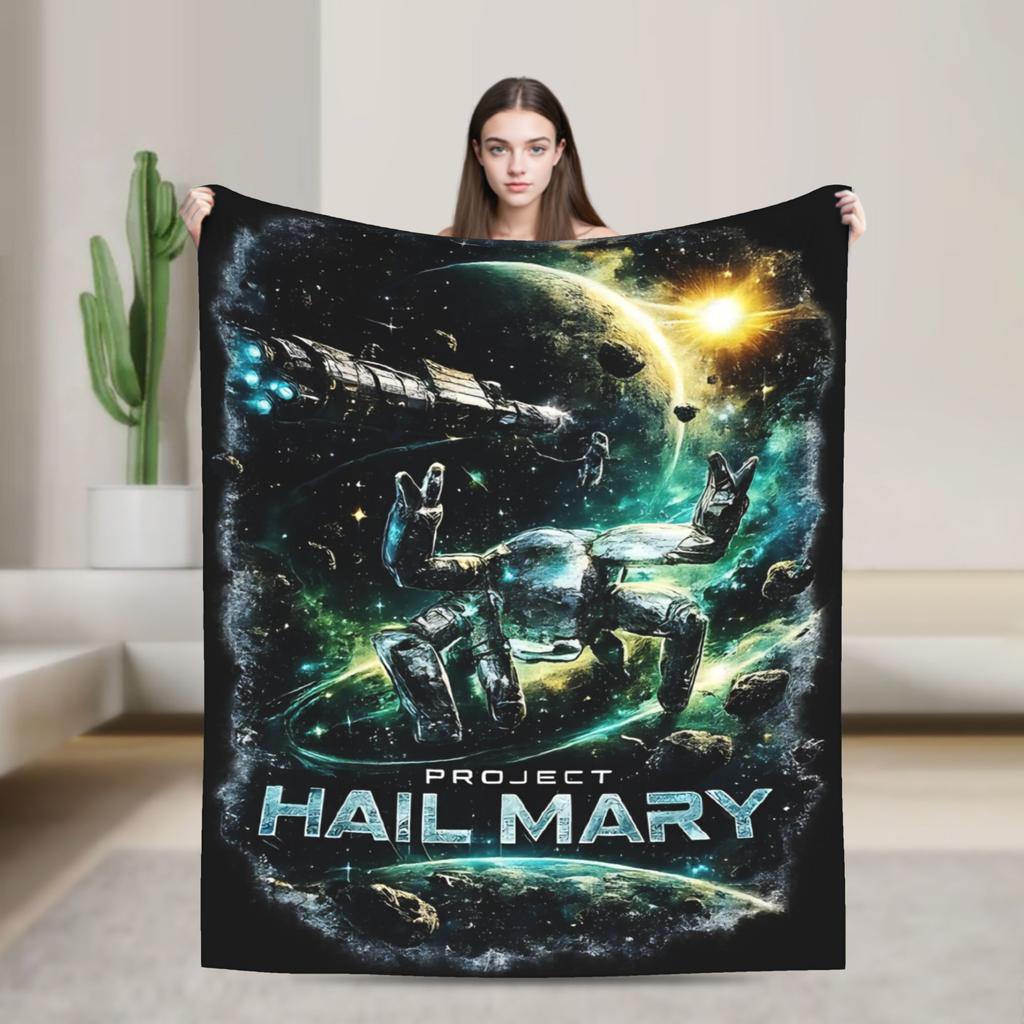 Project Hail Mary blankets Quality Soft Warm Throw blanket Winter Children Bedroom Novelty Bedspread