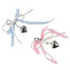 Pearl Plaid Ribbon Bow Key Chain Bag Pendant Phone Pendant Kawaii Balletcore Keychain  Bag Hanging