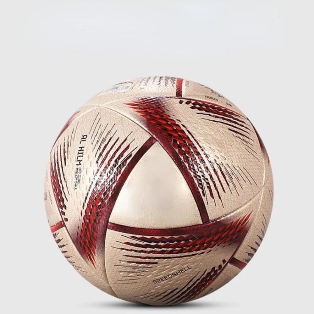 Профессиональный игровой футбольный мяч 2022, размер 5 из искусственной кожи, хит продаж, тренировочные футбольные мячи для занятий спортом на открытом воздухе, высококачественный футбол для командных видов спорта