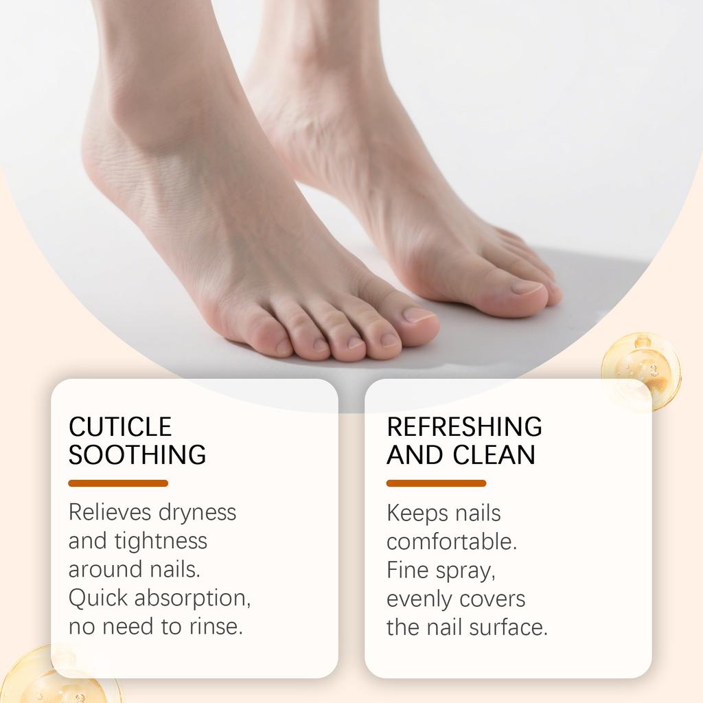 Спрей для ухода за ногтями Спрей для ногтей Успокаивающий спрей для ногтей Укрепляет ногти для уменьшения ломкости, 20 мл