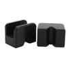 2PCS Rubber Axle Jack Pad Universal Jack Stand Pads Adapter Frame Rail Pinch Welds Protector for Automotive SUV Car