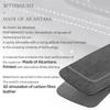Betterhumz For Ford Mustang 2015-2023 Made of Alcantara Car Interior Rear Door Elbow Support Panel Trim Sticker 2PCS Accessories
