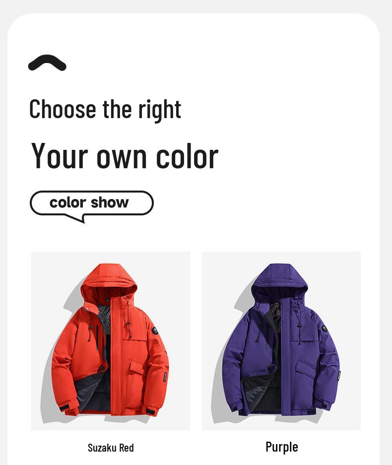 Unisex Winter Graphene Ski Jacket: Windproof, Waterproof, Padded, Cotton Outerwear for Couples