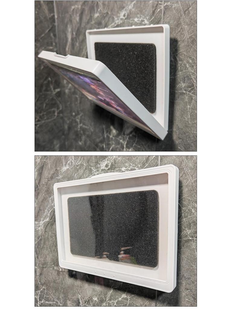 Водонепроницаемый держатель для iPad и планшета для ванной – Белый АБС-пластик