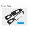 4PCS For BMW F07 5GT 2011-2017 Carbon Fiber Car Window Lifter Control Frame Window Switch Decor Armrest Panel Sticker Accessorie