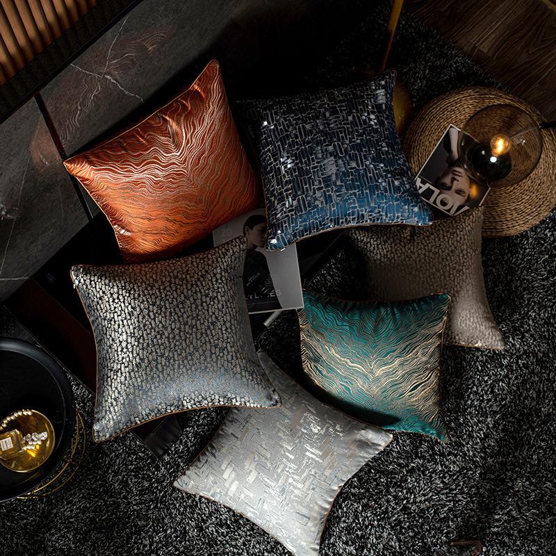 Легкая роскошная современная простая подушка для гостиной, подушка для спины, наволочка без основной подушки