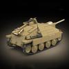 702Pcs WWII Hetzer Tank Destroyer Building Blocks Historical Armored Vehicle Model DIY Assembly Bricks Hobby Display Gift