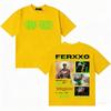 Ferxxo Reggaeton Pop Music Album 2025 Tshirt Unisex Women High Quality Summer T Shirt Teenagers Cotton Oversized Crewneck Tee Shirt