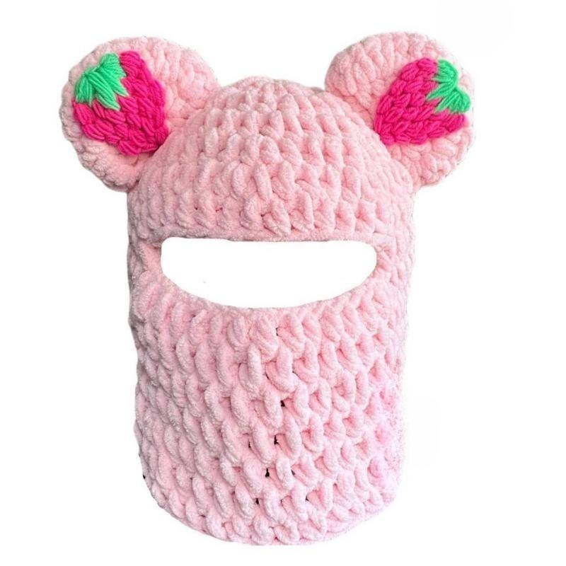 Весенняя новинка, чистая шерстяная шапка ручной вязки с узором Gossip, допаминовая шапка для взрослых