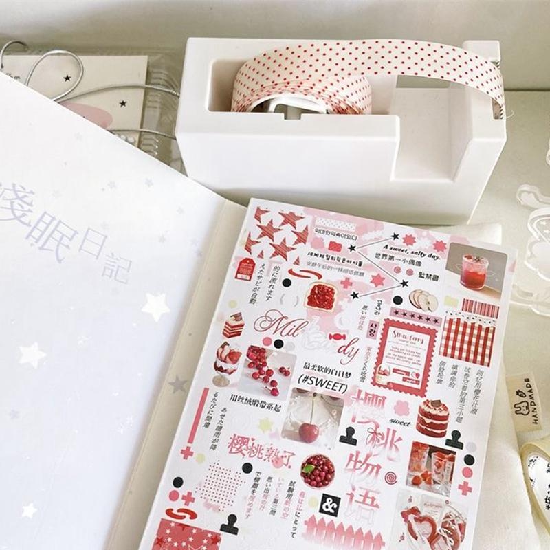 32 Pages Ins Cute Korean Style Decorative Stickers Book Scrapbooking Phone Case DIY Journal Collage Material Sticker Gift
