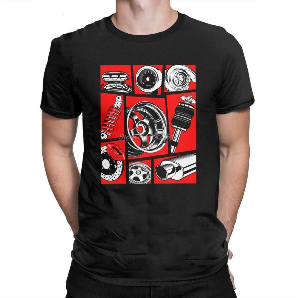 Car Culture Man T Shirt Funky Pure Cotton Short Sleeve Tees O-Neck T-Shirt Funny Tshirt Tops H