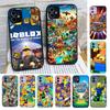 Популярная игра R-Roblox Чехол для телефона Для IPhone 16 Pro Max 15 14 13 12 11 XS MAX X Plus Конфетный Цвет Матовый ТПУ Чехол для Телефона