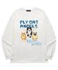 Футболка с длинным рукавом Wissi Fly Cat (Wls041) белый