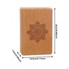 Cork Yoga Block Exercise Assistive Equipment Wooden Accessory for Fitness Home Gym