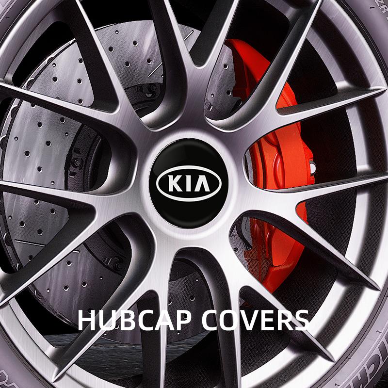 AAND1 4pcs 56mm Car Wheel Center Hub Cap Badge Emblem Decal Wheel Sticker For Kia Rio 3 4 Ceed Cerato Sportage Soul Sorento K2 K5 Flip