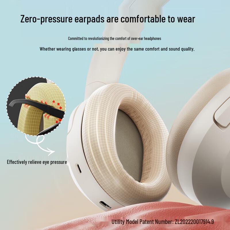 EDIFIER W820NB Dual Hi-Res ANC Bluetooth Over-Ear Headphones