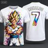 2026 Горячий Японский Аниме Dragon Ball Z Маджин Буу Специально Сделанная Футбольная Майка Футболка Взрослая Мужская