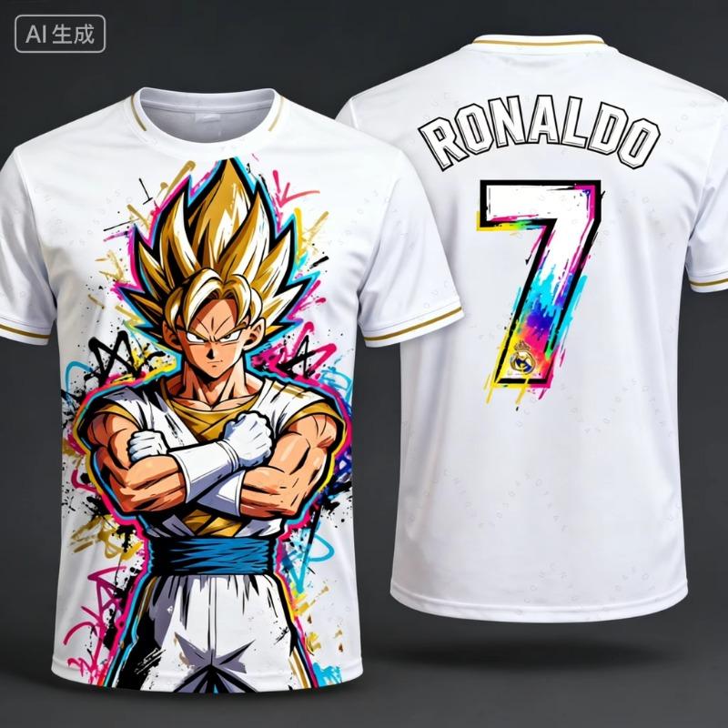 2026 Горячий Японский Аниме Dragon Ball Z Маджин Буу Специально Сделанная Футбольная Майка Футболка Взрослая Мужская