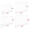 Metal Closet Divider White Closet Separator Space Saving Wardrobe Divider  For Clothes