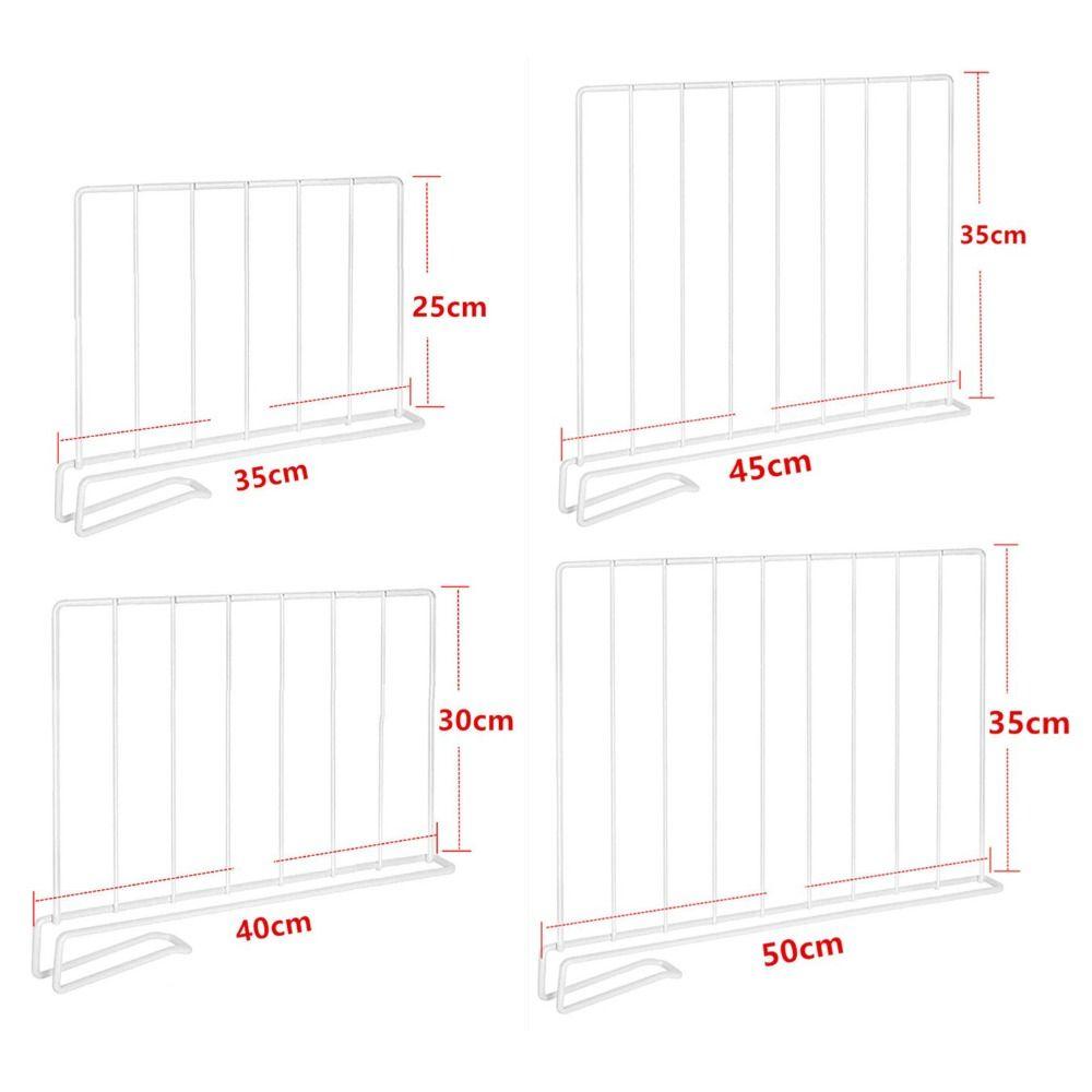 Metal Closet Divider White Closet Separator Space Saving Wardrobe Divider  For Clothes
