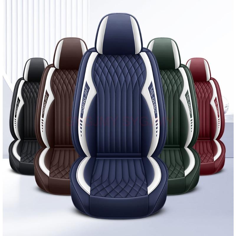 Универсальный стиль PU кожаный 3D ромбический чехол для сиденья автомобиля HYUNDAI Solaris Sonata Creta Encino Elantra Ix25 Ix35 Kona