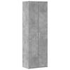 VidaXL Buffet haut gris béton 60x35x180 cm bois d'ingénierie, buffet, meuble de rangement, armoire haute, armoire, armoire 3276668
