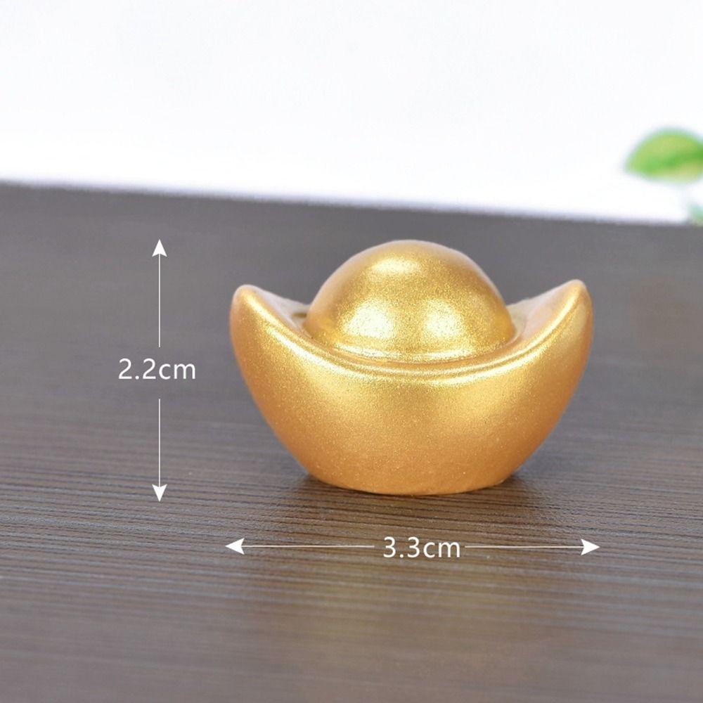 Богатство Прокатывающаяся смола Микропейзаж Благоприятные Украшения Фигурка Фортуна Безделушки Маленькое Украшение