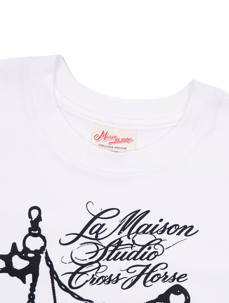 LA MAISON STUDIO Футболка с коротким рукавом Pony Jewelry Белая (Fcg2Ts771W)