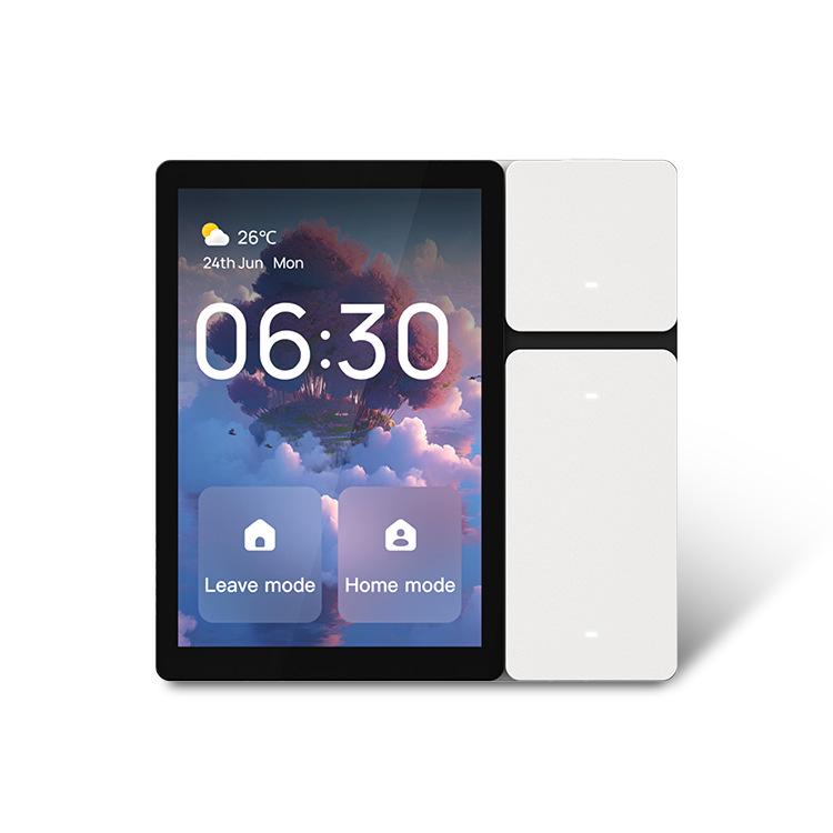 Tuya Умное 3,5-дюймовое сенсорное 3-позиционное реле с шлюзом Alexa и Bluetooth