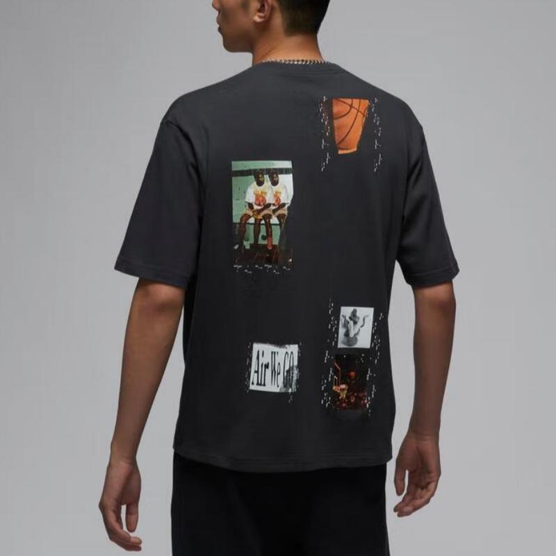 Jordan SS24 T Shirt Men's Black FN5987-045