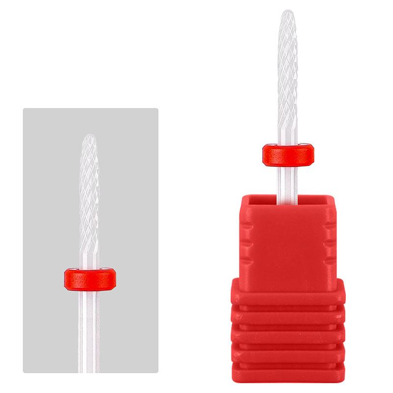 Ceramic Carbide Nail Drill Bits Milling Cutter For Manicure Set Mill Brush Manicure Machine Accessories for Removing Gel Varnish