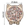 135-piece Cat Wooden Jigsaw Puzzle Macaron Color Animal Cats Decorative