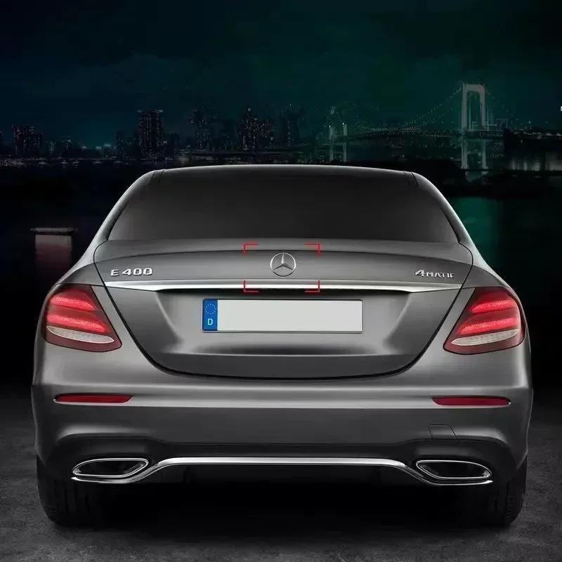 Новый 2025 Для Mercedes Benz 9 см АБС Наклейка на заднюю часть автомобиля Эмблема на багажник Наклейка для Mercedes Benz S320 W164 W203 W204 W168 C180 E320 A200