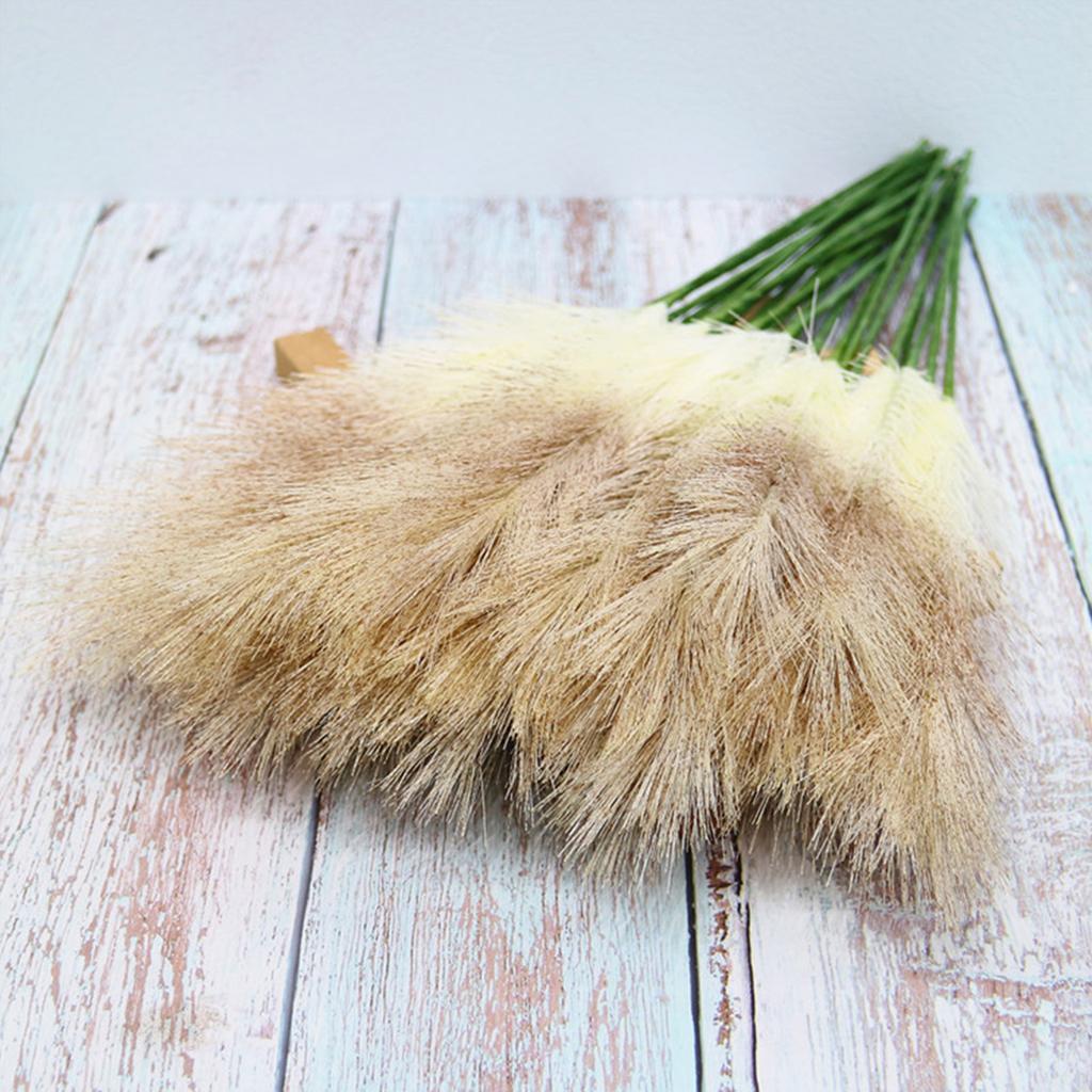 Stylishs Indoor Decors Artificial Pampas Grass Branch Perfect for Weddings Parties Home Accent Add Vibrancy to Event