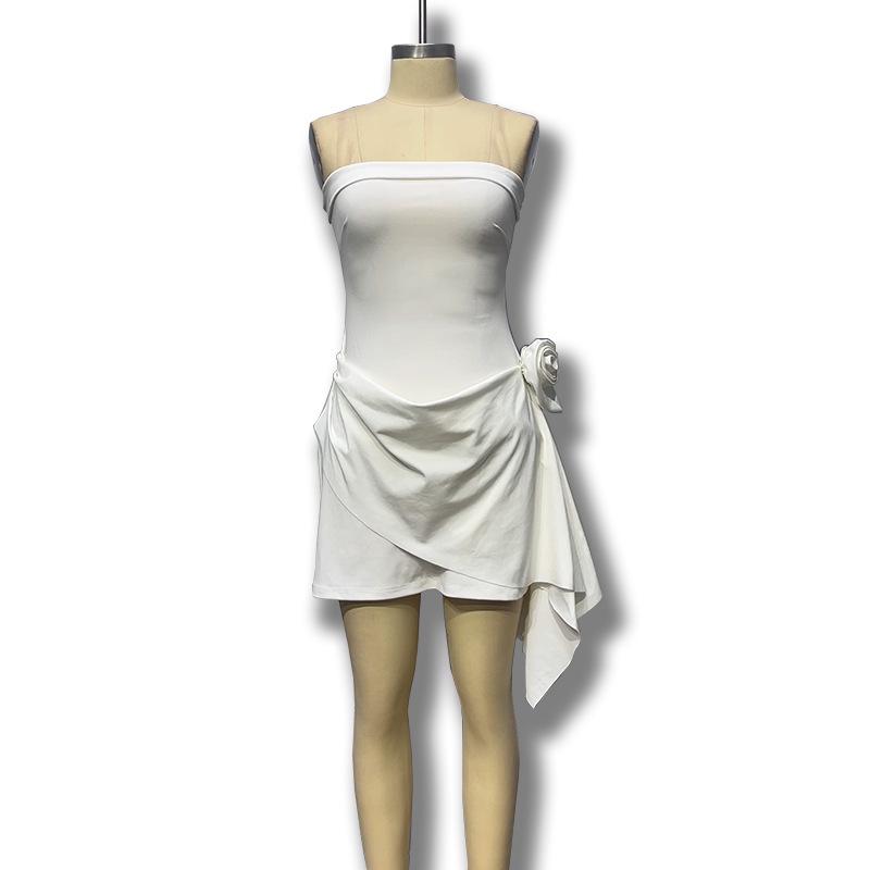 2024 Summer Elegant Women's Sleeveless Strapless Dress