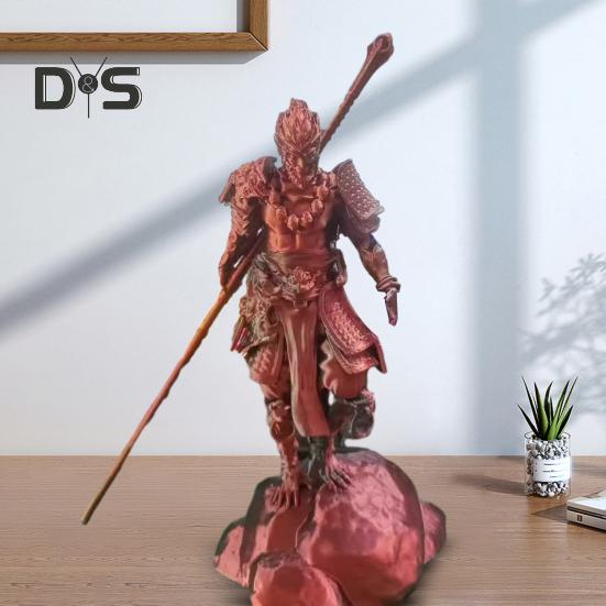 3D-печатная фигурка Укуна Великие мудрецы, равные небесам Статуэтка Скульптура Короля обезьян Модель Настольное украшение Орнамент Игровая периферия
