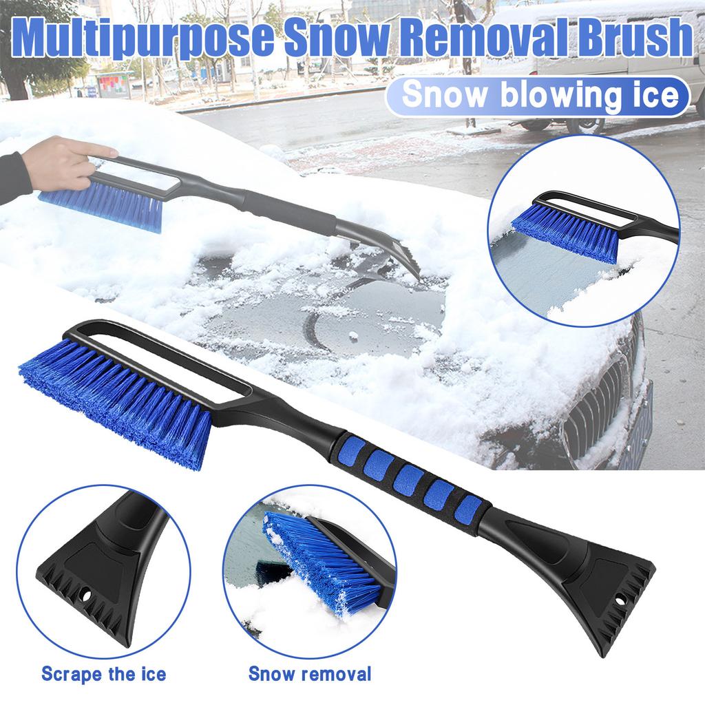 2 в 1 автомобильный скребок для снега и льда, щетка для снега, щетка для удаления лопаты, зимние инструменты