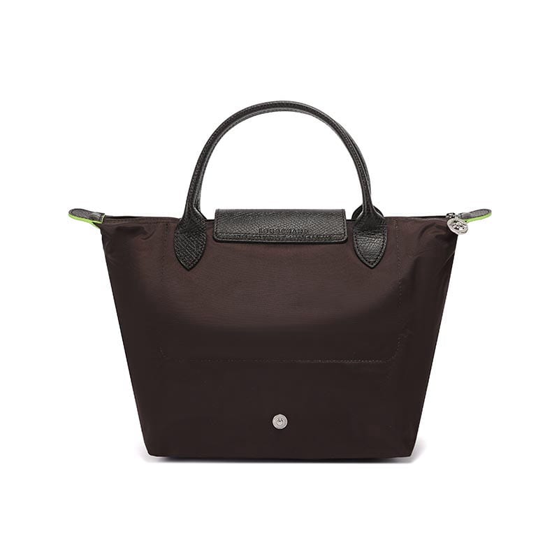 Longchamp Сумка-шоппер Le Pliage Green из переработанного холста, маленькая, женская, цвет мокко 1621919002