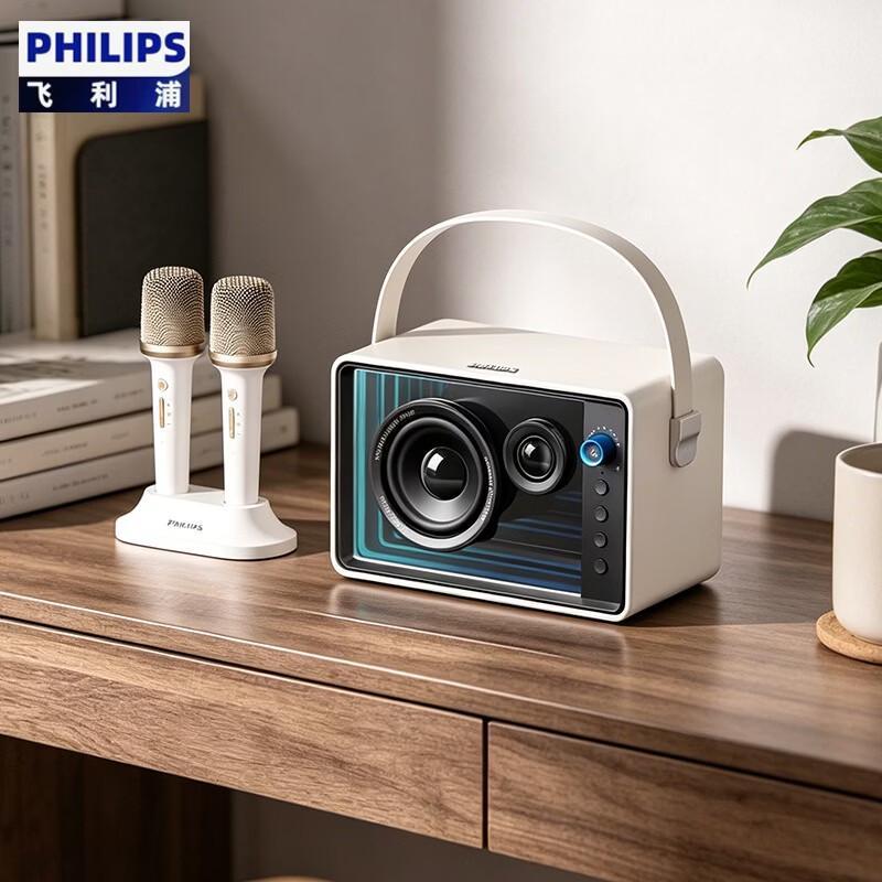 Philips Портативная беспроводная KTV колонка с микрофоном (Китайская версия)