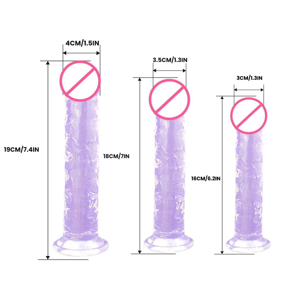 1шт ручной реалистичный мягкий дилдо взрослые секс-игрушки присоска для женщин