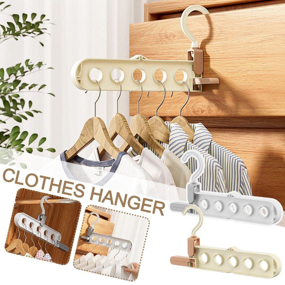 Foldable Clothes Drying Rack Multifunctional Clothes Hook  Home Wardrobe Accessories