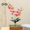 Цветочная пластиковая имитация без полива, красочная орхидея, искусственный растительный декор, товары для дома