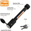 Trailer Hitch Lock 5/8 Inch Carbon Steel Towing Hitch Receiver Lock Anti-Theft Waterproof Hitch Receiver Pin Lock Fits 2" Thread Lock3